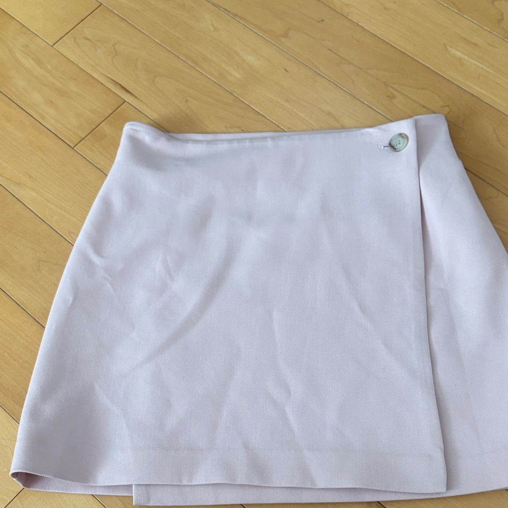 Babaton Light Pink Mini Skirt